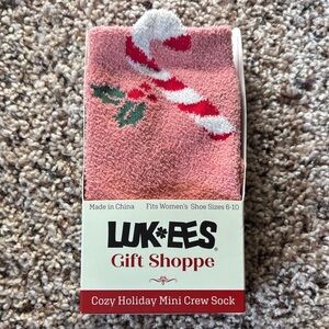Luk-Ees Cozy Holiday Mini Crew Sock